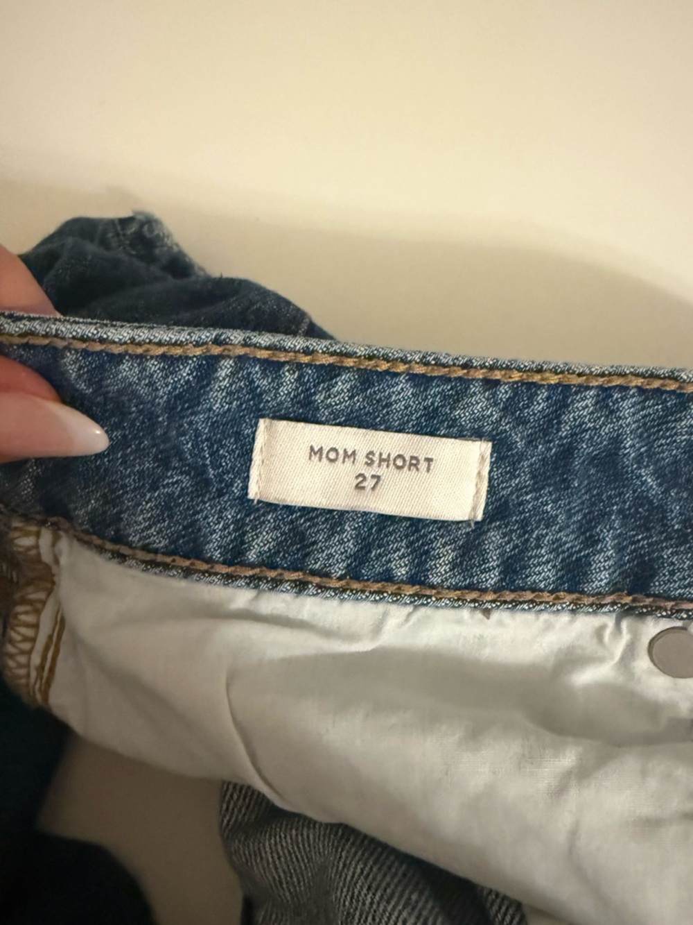 Pacsun High-Rise Denim Women’s Shorts - Blue size 27 - Picture 5 of 7